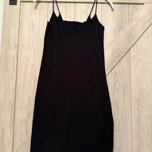 Abercrombie & Fitch Black Ribbed Dress